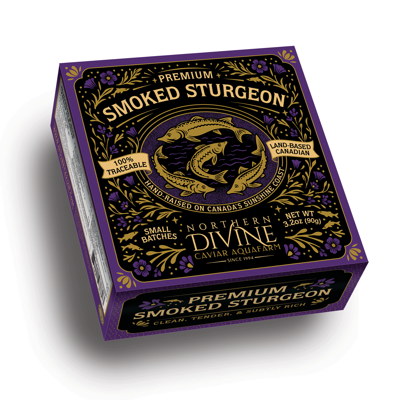 NORTHERN DIVINE SMOKED CANNED STURGEON